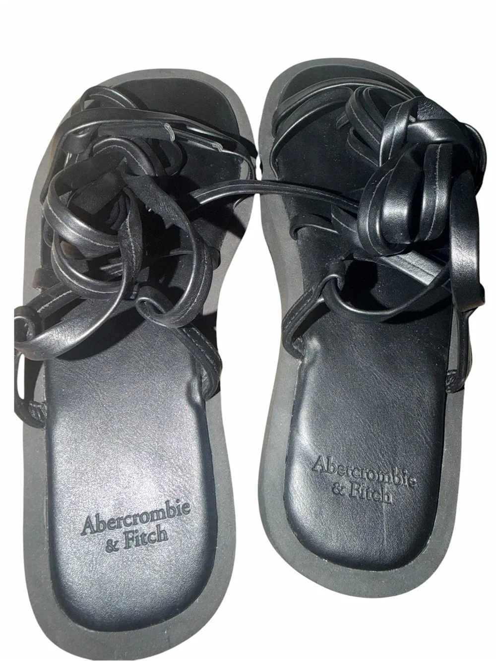 Abercrombie & Fitch Wrap-Around Platform Sandals